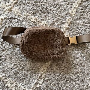 Brown Sherpa Belt Bag